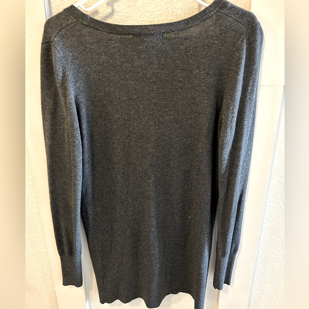 Forever 21 Charcoal Grey Knit Cardigan Sweater - Picture 2 of 5